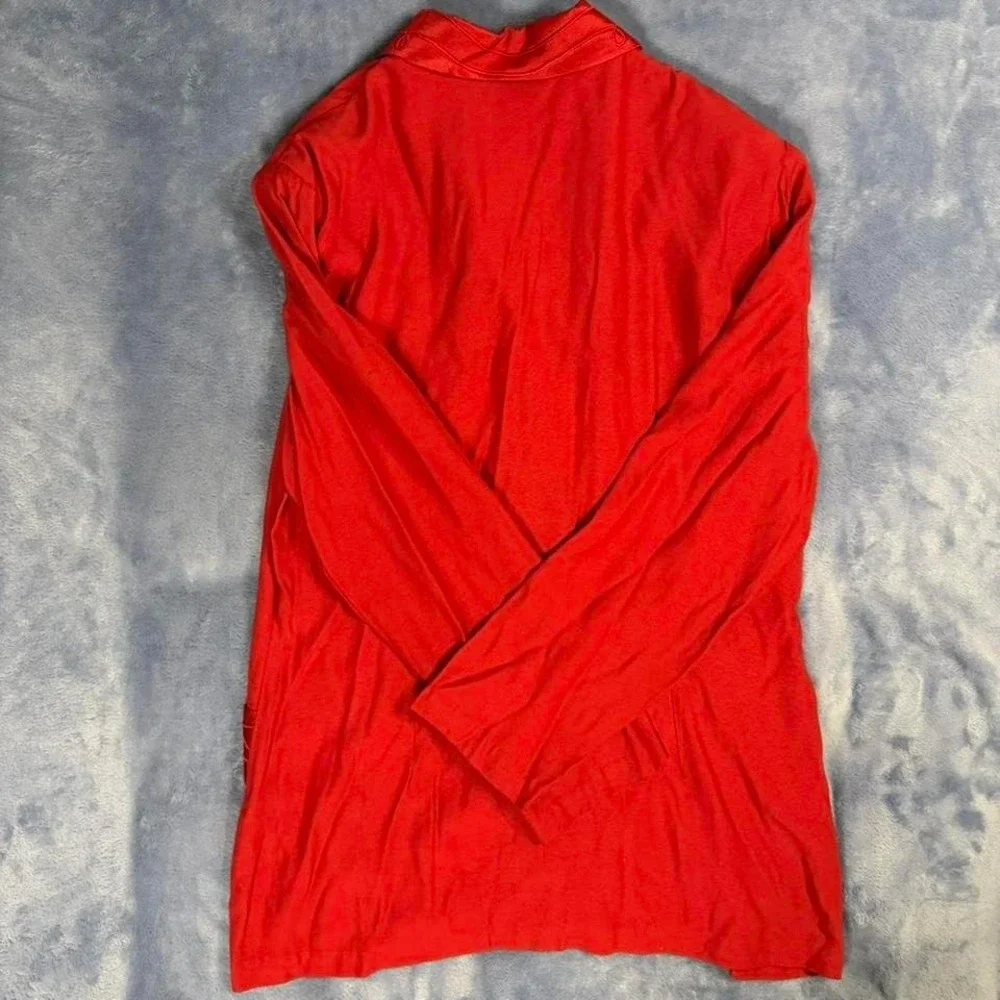 Red vintage 90s‎ Gemini USA blazer with satin details  Women Size L
